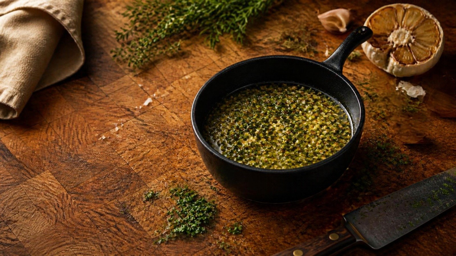 Garlic Herb Butter Sauce